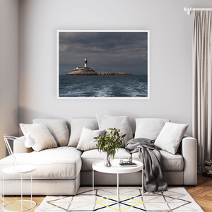 Nua Photography Print Rockabill Lighthouse Under Moody Skies, Co. Dublin Rockabill Lighthouse Moody Skies Print | Nua Photography