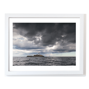 Nua Photography Print Rockabill Lighthouse Under Stormy Skies, Skerries Co. Dublin Rockabill Lighthouse Stormy Skies Print | Nua Photography