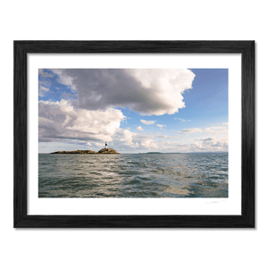 Nua Photography Print Rockabill Lighthouse with Summer Clouds, Skerries Co. Dublin Rockabill Lighthouse Summer Clouds Print | Nua Photography