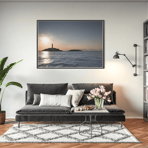 Nua Photography Print Rockabill Lighthouse Sunset Silhouette, Skerries Co. Dublin Rockabill Lighthouse Sunset Silhouette | Nua Photography