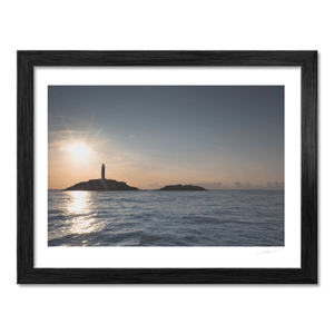 Nua Photography Print Rockabill Lighthouse Sunset Silhouette, Skerries Co. Dublin Rockabill Lighthouse Sunset Silhouette | Nua Photography