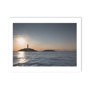 Nua Photography Print Rockabill Lighthouse Sunset Silhouette, Skerries Co. Dublin Rockabill Lighthouse Sunset Silhouette | Nua Photography