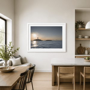 Nua Photography Print Rockabill Lighthouse Sunset Silhouette, Skerries Co. Dublin Rockabill Lighthouse Sunset Silhouette | Nua Photography