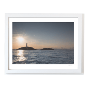 Nua Photography Print Rockabill Lighthouse Sunset Silhouette, Skerries Co. Dublin Rockabill Lighthouse Sunset Silhouette | Nua Photography