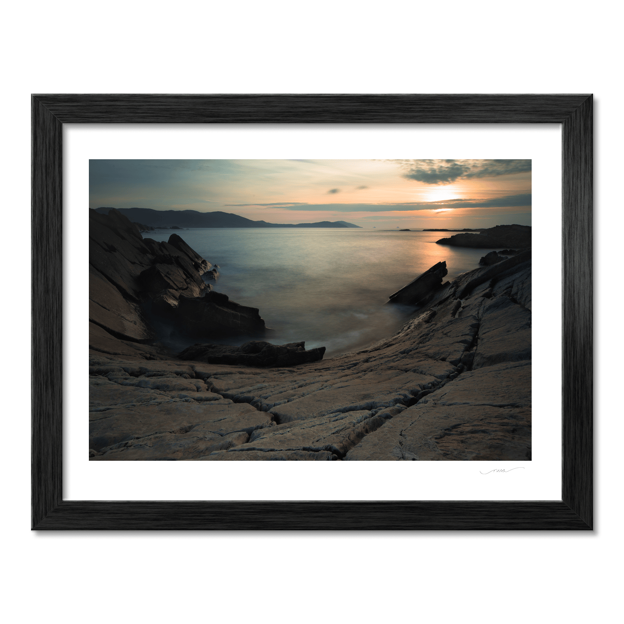 Nua Photography Print South Cork Rocky Coastline at Sunset, Co. Cork South Cork Rocky Coastline at Sunset Print | Nua Photography