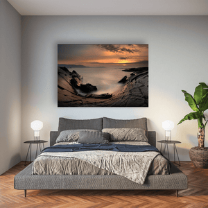 Nua Photography Print Rocky Cove at Sunset Long Exposure, South Cork Coast Rocky Cove Sunset Long Exposure Cork Print | Nua Photography