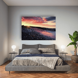 rocky-shore-sunset-louth-coast Pano