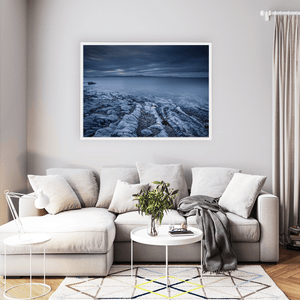 rocky-shoreline-misty-sea-moody-skies WFW