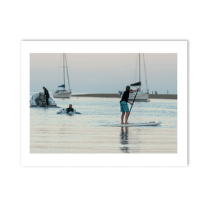 rogerstown-estuary-paddleboarder-summer-evening PM