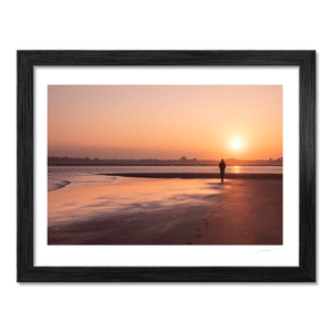 Nua Photography Print Rogerstown Estuary Sunset Solitary Walk, Rush Co. Dublin Rogerstown Estuary Sunset Walk Print | Nua Photography
