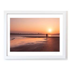 Nua Photography Print Rogerstown Estuary Sunset Solitary Walk, Rush Co. Dublin Rogerstown Estuary Sunset Walk Print | Nua Photography