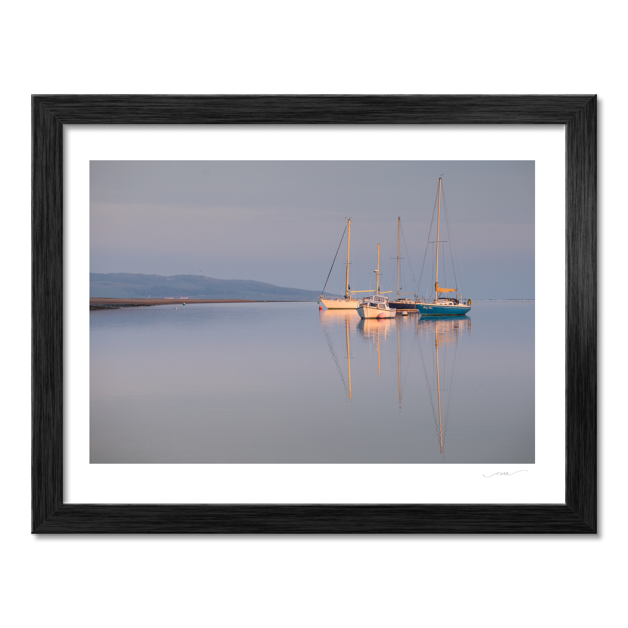 rogerstown-estuary-three-boats-calm-water PM