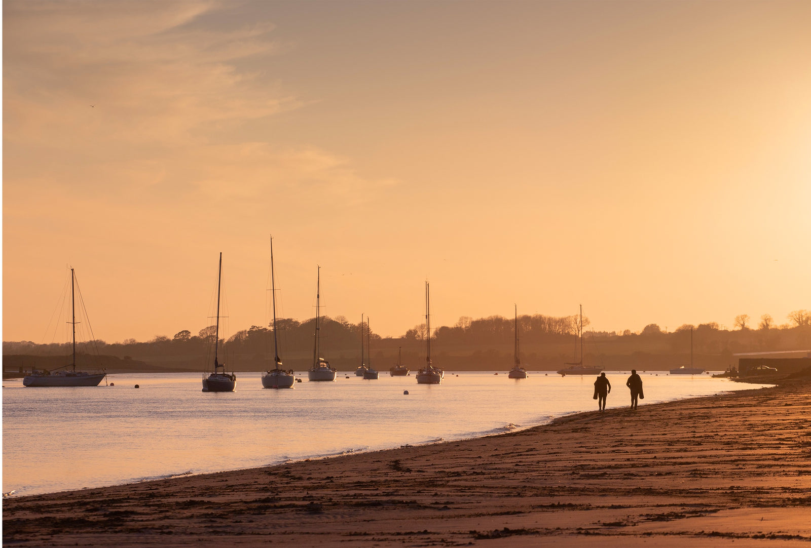 Rogerstown Evening Fishermen, limited 20 x 16 inch Nua Photography print