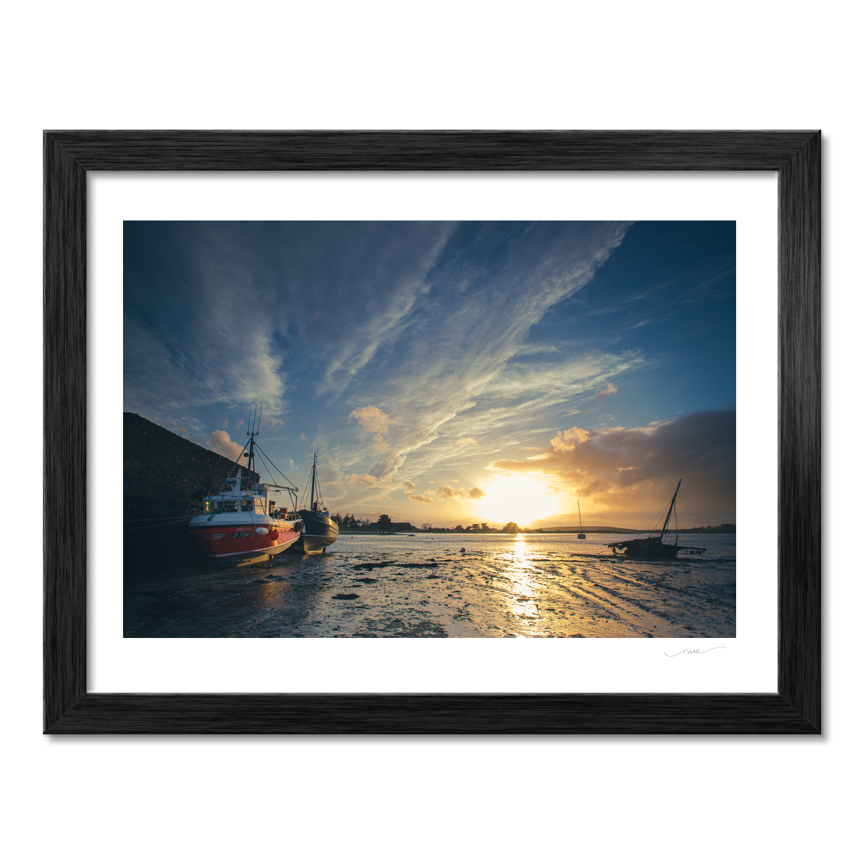 rogerstown-harbour-boats-sunset PM