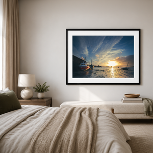 rogerstown-harbour-boats-sunset Pano