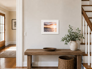 Rogerstown Sunset, 16 x 12 inch hallway display