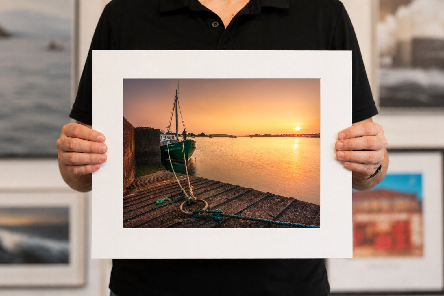 Rogerstown Sunset down by the Shamrock, limited 20 x 16 inch Nua Photography print