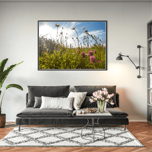 Nua Photography Print Round Tower Through Summer Wildflower Meadow, Portrane Co. Dublin Round Tower Wildflower Meadow Portrane | Nua Photography