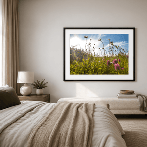 Nua Photography Print Round Tower Through Summer Wildflower Meadow, Portrane Co. Dublin Round Tower Wildflower Meadow Portrane | Nua Photography