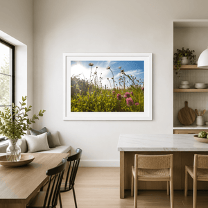 Nua Photography Print Round Tower Through Summer Wildflower Meadow, Portrane Co. Dublin Round Tower Wildflower Meadow Portrane | Nua Photography