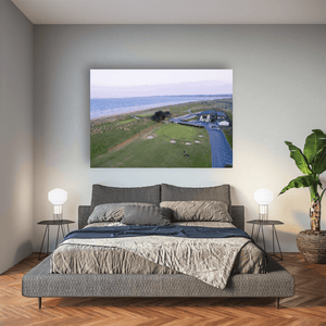 Nua Photography Print Rush Golf Club and South Beach Aerial View, Co. Dublin Rush Golf Club South Beach Aerial View Print | Nua Photography