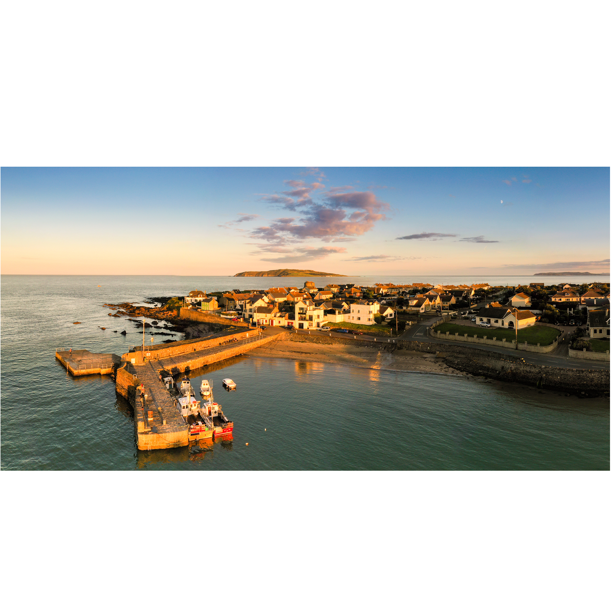 rush-harbour-aerial-evening-light PM