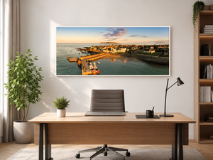 rush-harbour-aerial-evening-light WF-Office
