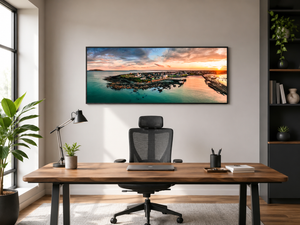 rush-harbour-aerial-sunset-panorama BF-Office