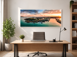 rush-harbour-aerial-sunset-panorama WF-Office