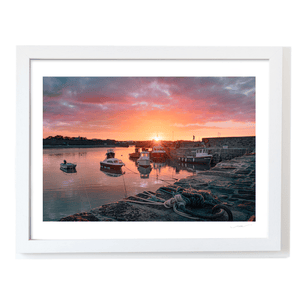 rush-harbour-boats-fiery-sunset WF