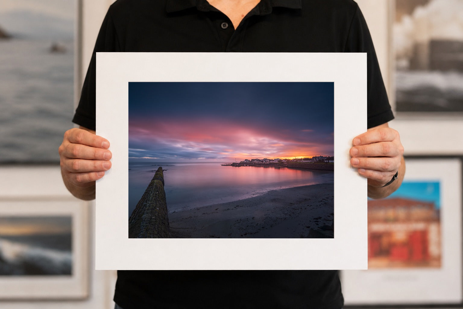 Rush Harbour First Light, limited 20 x 16 inch Nua Photography print