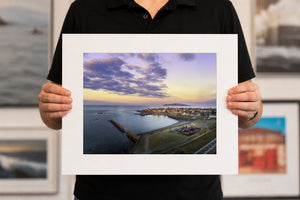 Rush Harbour & Playground, 20 x 16 inch print held for scale