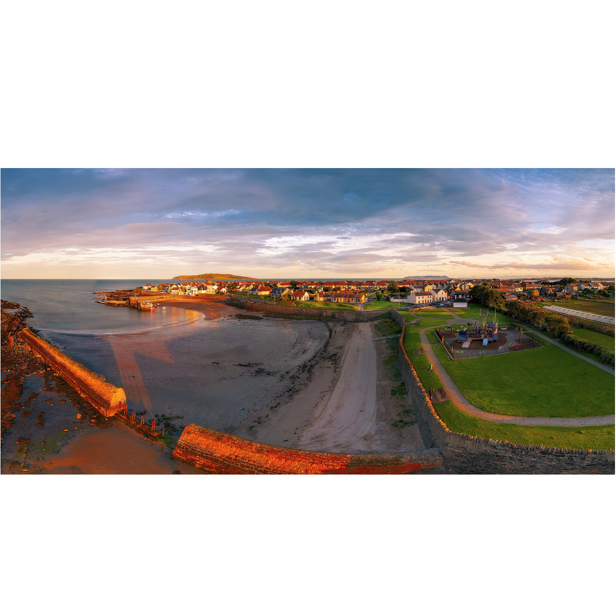 rush-harbour-playground-golden-hour-aerial PM