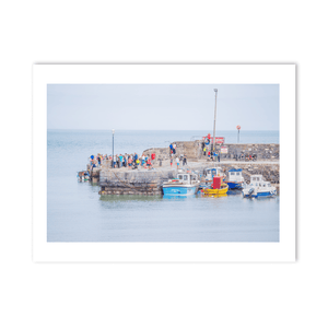 Nua Photography Print Rush Harbour Summer Day with Fishing Boats, Co. Dublin Rush Harbour Summer Day with Fishing Boats Print | Nua Photography