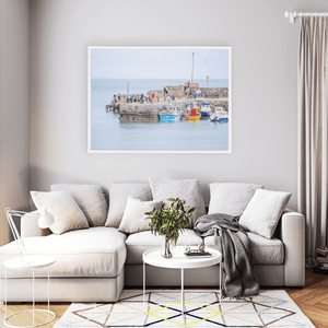 Nua Photography Print Rush Harbour Summer Day with Fishing Boats, Co. Dublin Rush Harbour Summer Day with Fishing Boats Print | Nua Photography