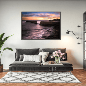 rush-harbour-sunset-stone-walls-golden-light BFW