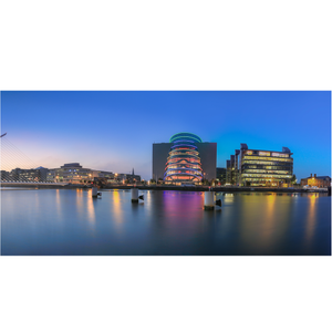 samuel-beckett-bridge-convention-centre-liffey-twilight PM