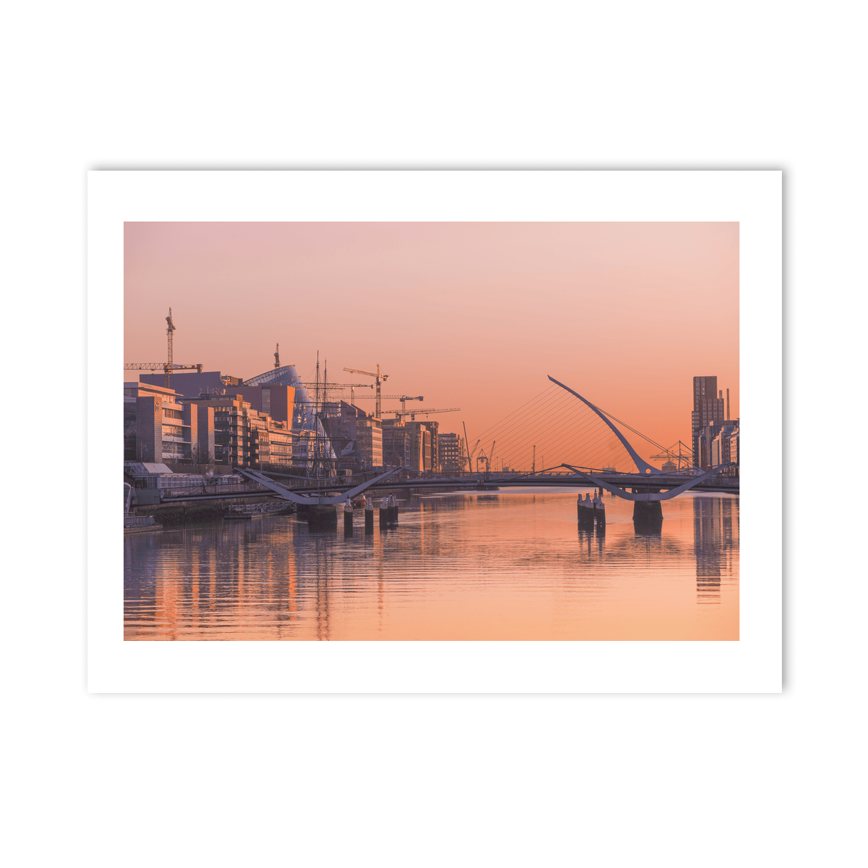 samuel-beckett-bridge-river-liffey-sunset PM