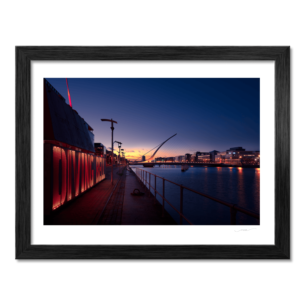 samuel-beckett-bridge-sunset-docklands PM
