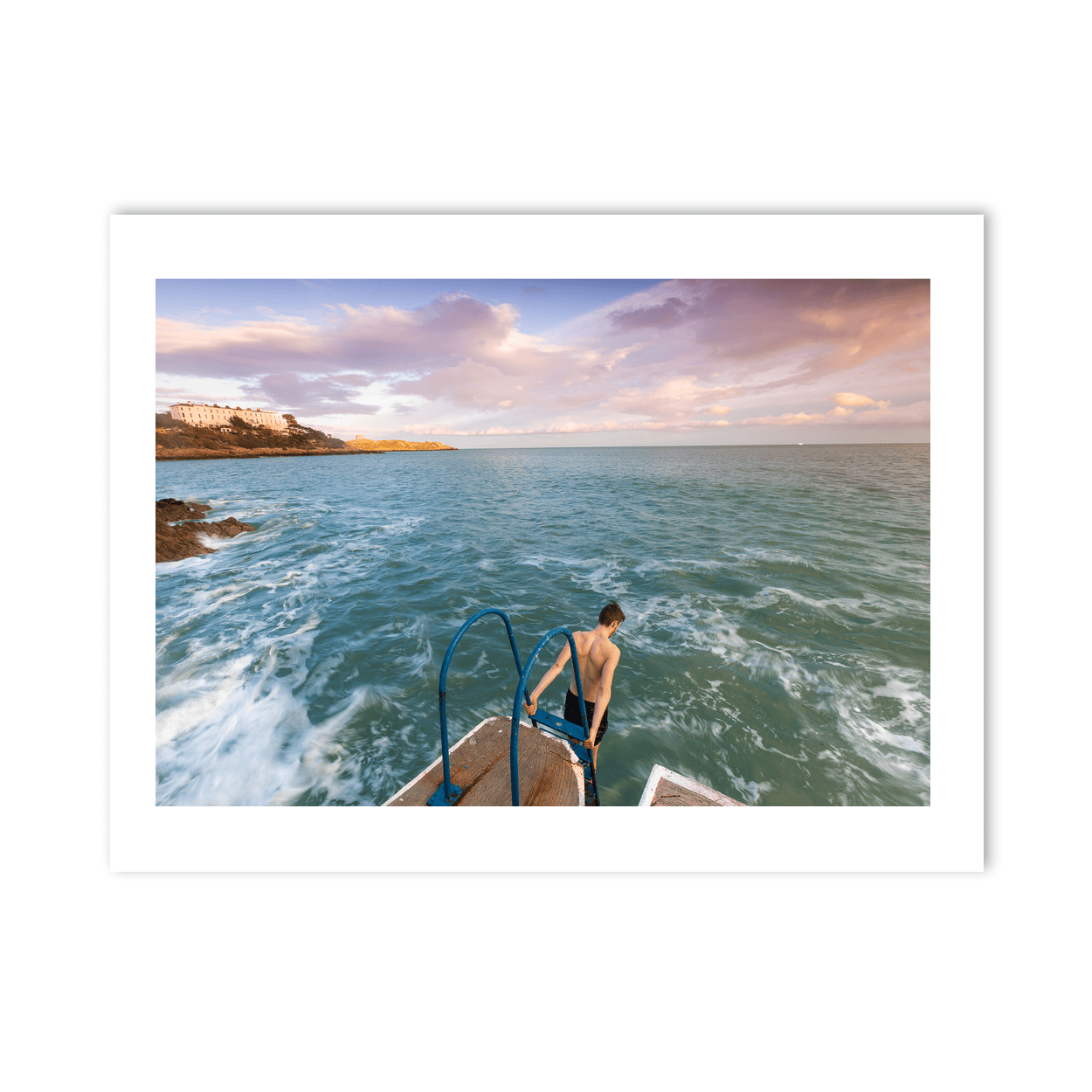 sandycove-forty-foot-diving-board-sunset PM