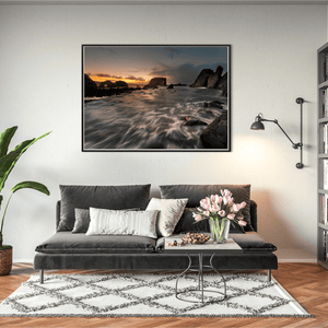 sea-arch-sunset-dramatic-waves-antrim BFW