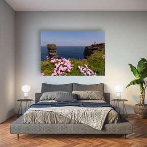 sea-stack-pink-thrift-wildflowers-cliffs Pano