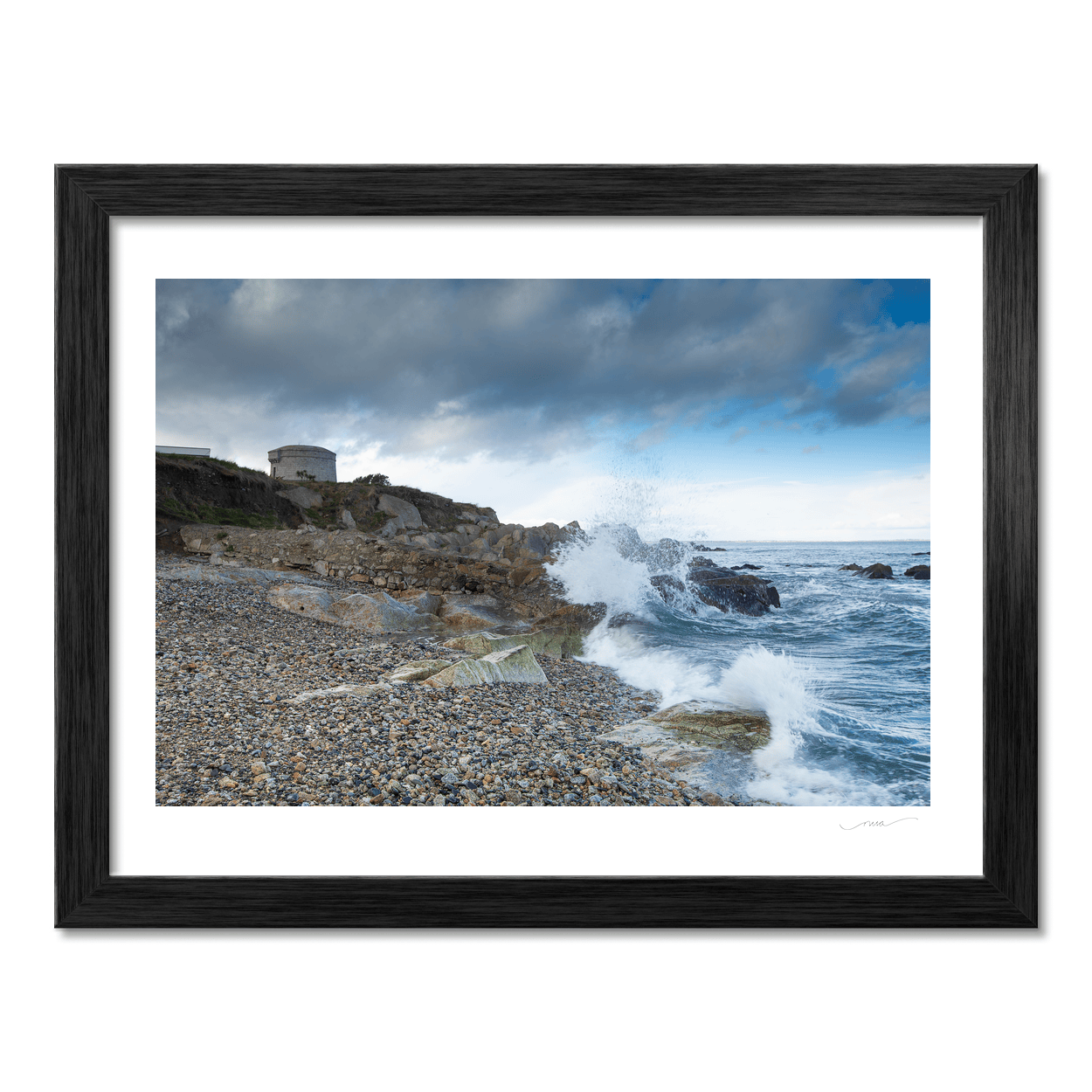 seapoint-martello-tower-crashing-waves PM