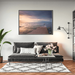seapoint-swimmer-sunset-calm-waters BFW
