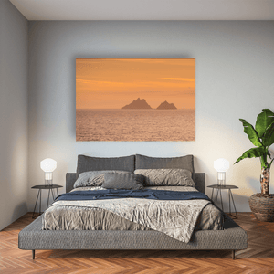 skellig-islands-golden-sunset-silhouette Pano