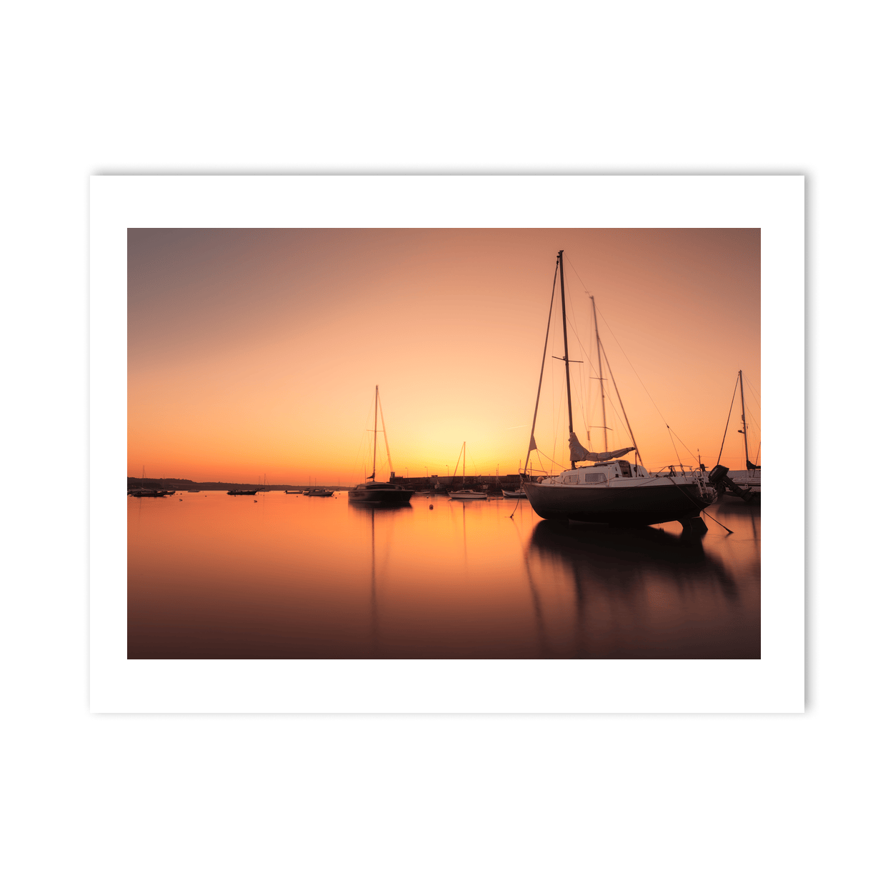 Nua Photography Print Skerries Harbour Evening Sunset, Co. Dublin Skerries Harbour Evening Sunset Print | Nua Photography