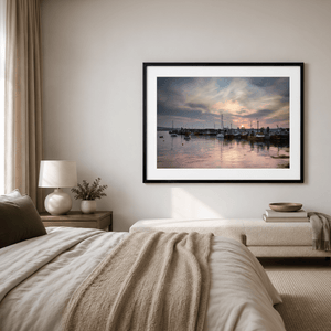 Nua Photography Print Skerries Harbour Fishing Boats at Sunset, Co. Dublin Skerries Harbour Fishing Boats Sunset | Nua Photography