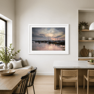 Nua Photography Print Skerries Harbour Fishing Boats at Sunset, Co. Dublin Skerries Harbour Fishing Boats Sunset | Nua Photography