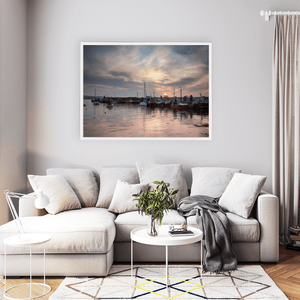 Nua Photography Print Skerries Harbour Fishing Boats at Sunset, Co. Dublin Skerries Harbour Fishing Boats Sunset | Nua Photography