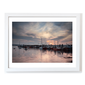 Nua Photography Print Skerries Harbour Fishing Boats at Sunset, Co. Dublin Skerries Harbour Fishing Boats Sunset | Nua Photography